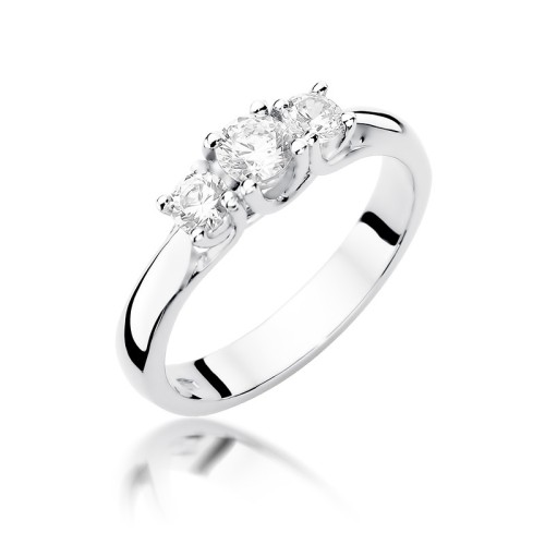 Pierścionek z brylantami 0,49ct  W344-B585-B0.49 MARKO