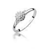 Pierścionek z białego złota 585 z brylantami 0,11ct W419-B585-B0.11 MARKO