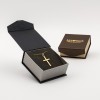 Złoty krzyżyk diamentowany zdobiony próba 585 D042-585 MARKO