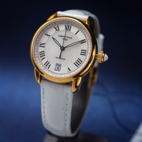 Zegarek damski Certina C0252103611800 DS Podium na pasku