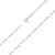 Srebrny łańcuszek Figaro 50cm L095-925-50 MARKO