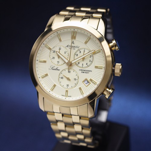 Zegarek męski Atlantic Sealine Chrono 62455.45.31 złoty