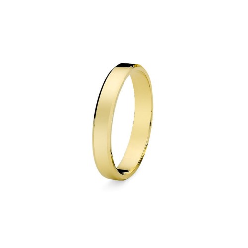 Klasyczna wąska obrączka z fazką 3mm złoto 585 O034-585-30 MARKO