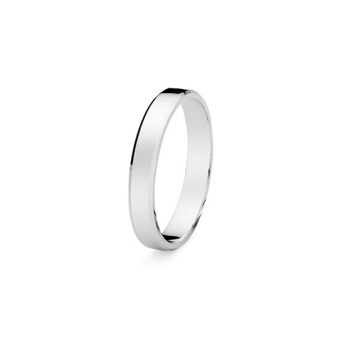 Klasyczna wąska obrączka z fazką 3mm białe złoto O034-B585-30 MARKO