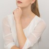 Złota bransoletka łańcuszek zawieszki kółko serce Iluvia B597-585 marko