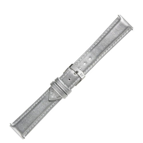 Pasek skórzany Morellato 18mm Grana Soft Silver damski A01D5050C47012CR18