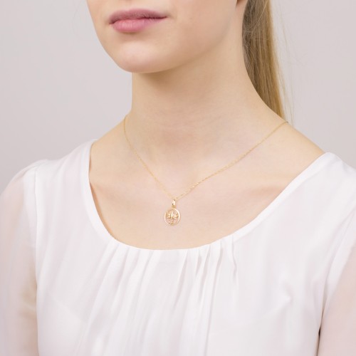 Złoty wisiorek zawieszka znak zodiaku Skorpion złoto 585