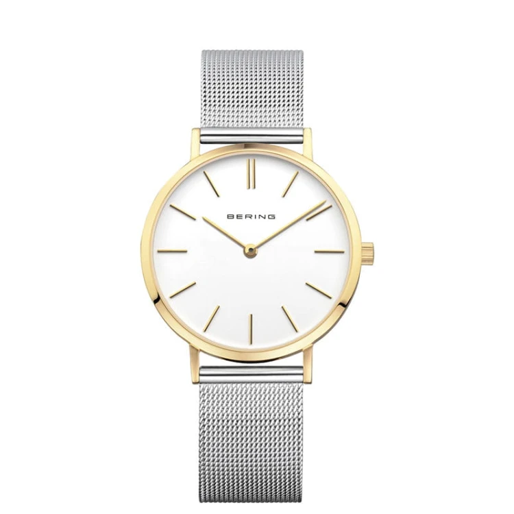 Damski zegarek Bering Classic 14129-014 na stalowej bransolecie