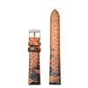Pasek Cluse 16mm Minuit strap orange python / gold CLS386