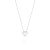 Srebrny naszyjnik celebrytka diament brylant Supreni N483-925-S marko