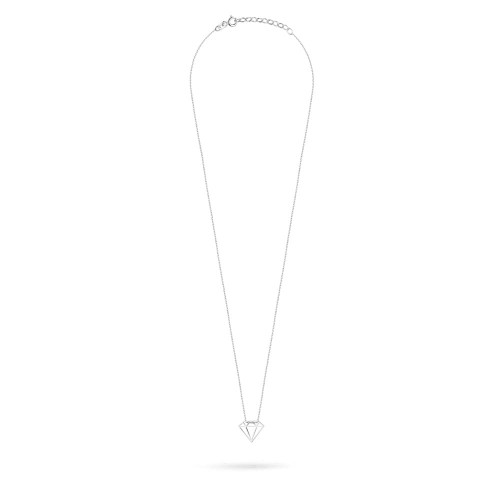 Srebrny naszyjnik celebrytka diament brylant Supreni N483-925-S marko