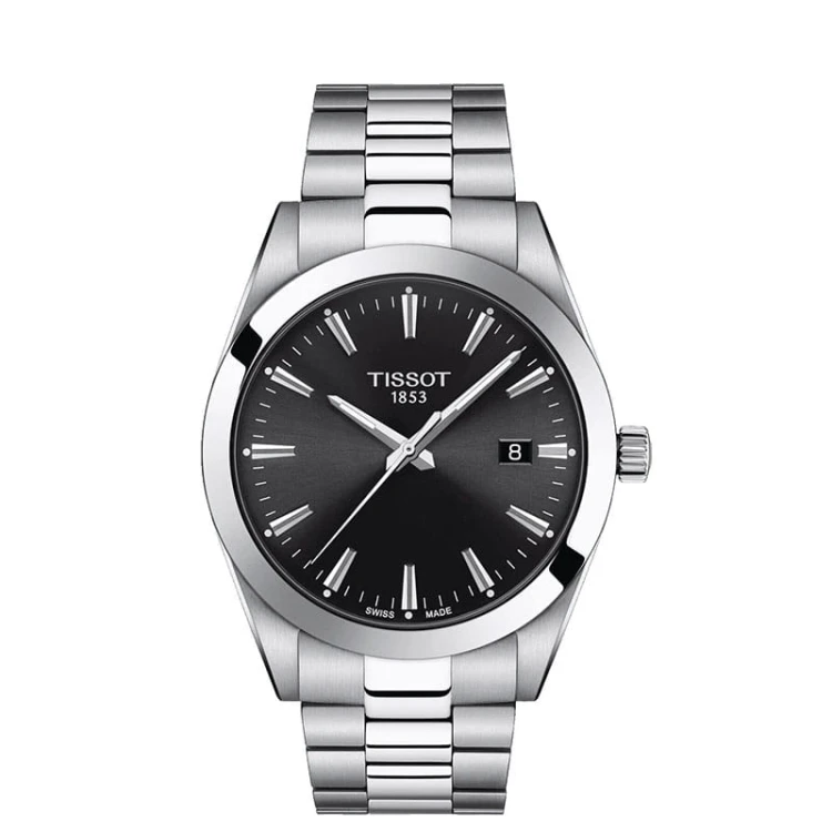 Zegarek męski Tissot T1274101105100 Gentleman na bransolecie MARKO