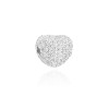 Srebrna zawieszka wisiorek Charms serce klips hamulec Z114-925-S marko