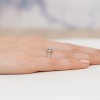 Pierścionek z białego złota z brylantami 0,28ct Galaktyki