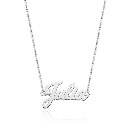 Srebrny naszyjnik z imieniem Julia IMIONA pr.925 N183-925-S-JULIA marko