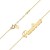 Pozłacany naszyjnik z imieniem Paulina IMIONA srebro pr.925 N183-925-Z-PAULINA marko.pl