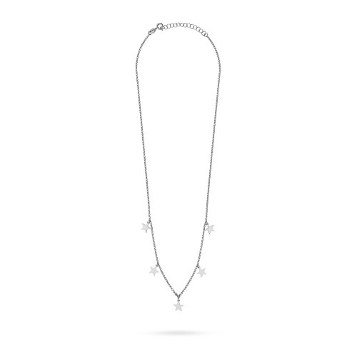 Srebrny naszyjnik z gwiazdkami na grubszym łańcuszku Supreni