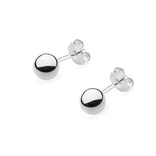 Srebrne kolczyki kulki 6mm Jeso