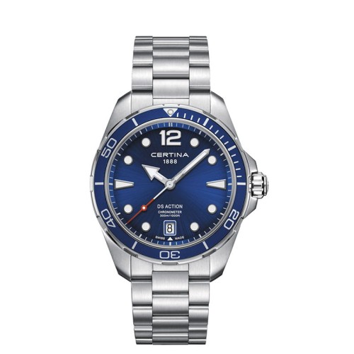 Zegarek męski Certina C0324511104700 DS Action na bransolecie