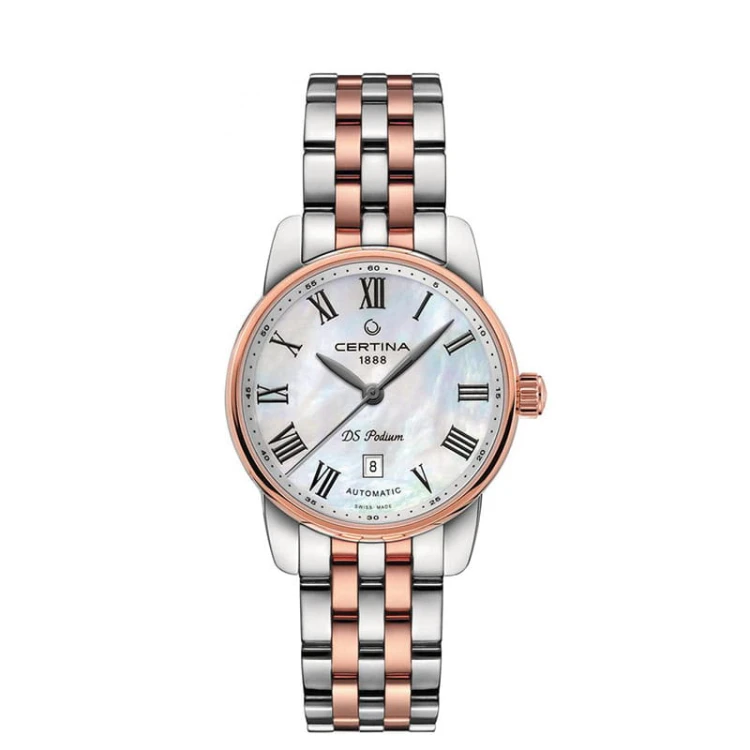 Zegarek damski Certina C0010072211300 bransoleta bikolor