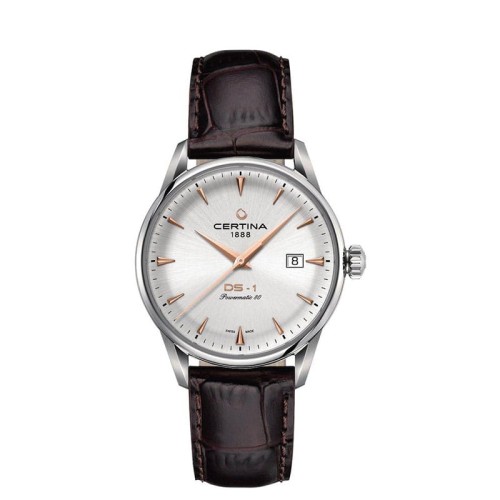Zegarek męski elegancki na pasku Certina C0298071603101