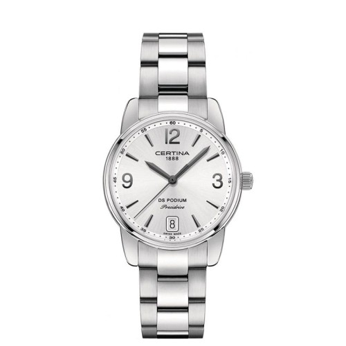 Zegarek damski Certina C0342101103700 DS Podium na bransolecie