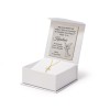 Złoty komplet krzyżyk na łańcuszku singapur 45cm