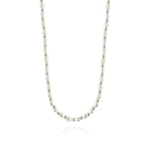 Srebrny naszyjnik z perełkami Supreni choker