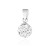 Srebrny wisiorek błyszczący koralik shamballa Swarovski 8mm Soledo