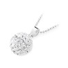 Srebrna zawieszka błyszczący koralik shamballa Swarovski 14mm Soledo