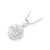 Srebrna zawieszka błyszczący koralik shamballa Swarovski 14mm Soledo