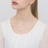 Srebrna zawieszka błyszczący koralik shamballa Swarovski 14mm Soledo