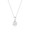 Naszyjnik Shamballa Swarovski zawieszka kulka 8mm łańcuszek