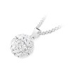 Naszyjnik Shamballa Swarovski zawieszka kulka 14mm łańcuszek