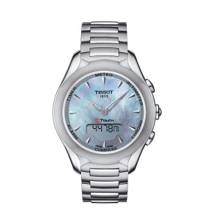 Zegarek damski Tissot T0752201110100 T-Touch na bransolecie