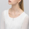 Srebrny naszyjnik z literą Z na łańcuszku rolo N693-925-S-Z marko