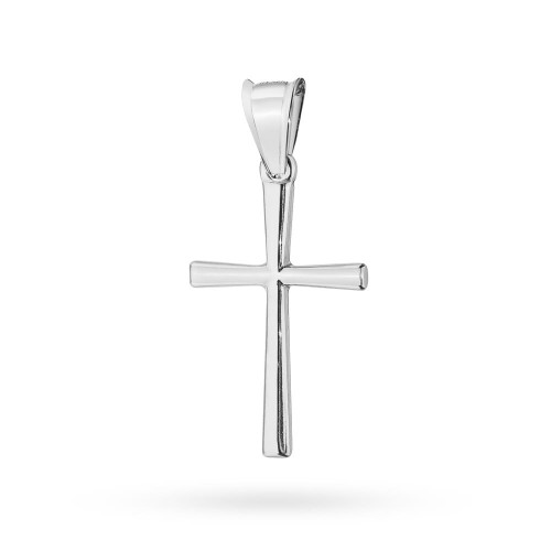 Minimalistyczny mały srebrny krzyżyk 925