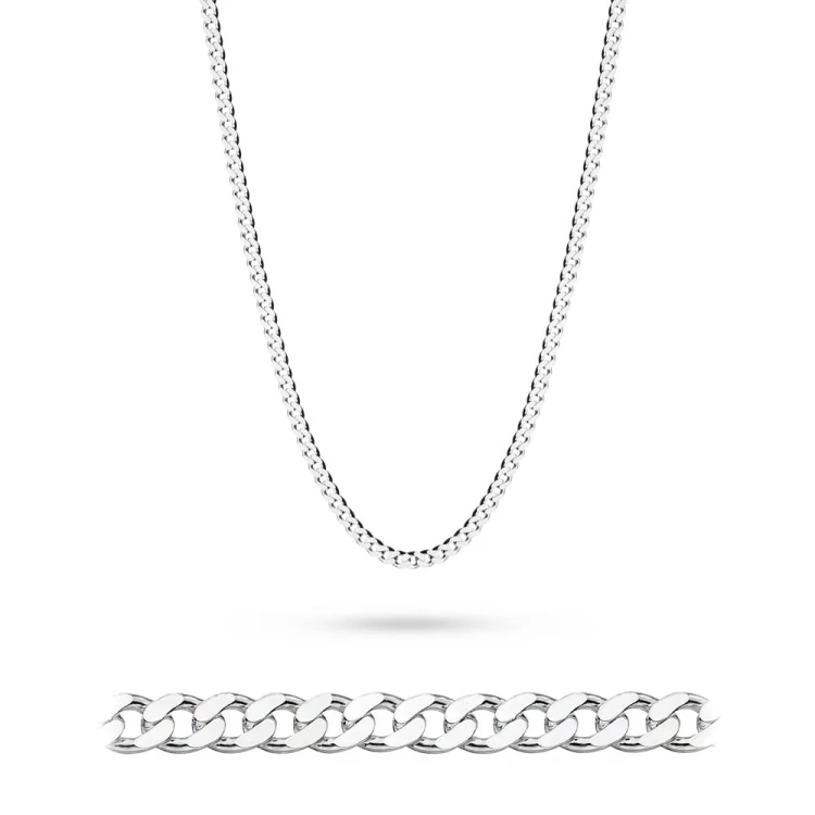 Srebrny łańcuszek męski 3,8mm Pancerka 45cm 925 L219-925-45 marko