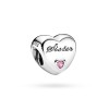 Srebrna zawieszka wisiorek Sister siostra serce Charms Z546-925-R marko