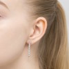 Złote kolczyki z brylantami 0,80ct łańcuszki Premio KB001-B585-B0.80 marko