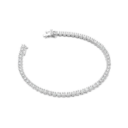 Złota bransoletka z brylantami 2,16ct białe złoto Premio