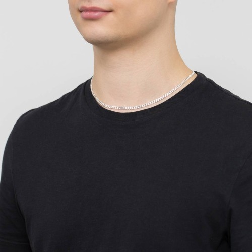 Srebrny łańcuszek męski 3,4mm Pancerka 925