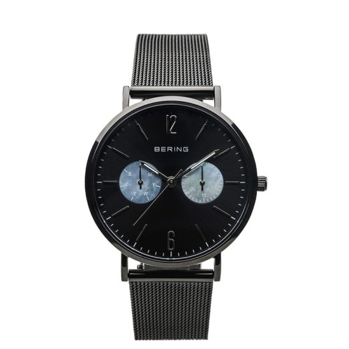 Zegarek Bering Classic 14236-123 damski bransoleta czarny mesh