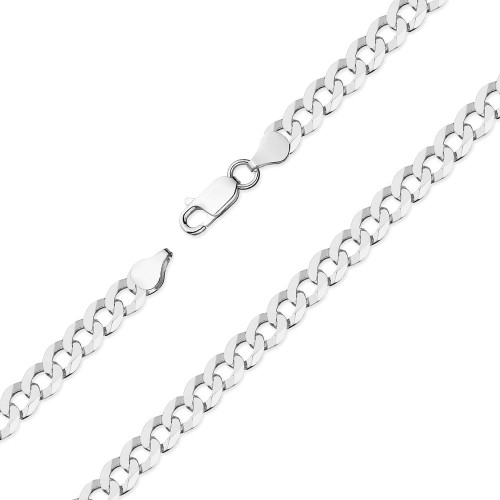 Srebrny łańcuszek męski 6,7mm Pancerka 55cm 925 L225-925-55 marko
