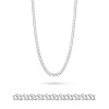 Srebrny łańcuszek męski podwójna Pancerka 45cm L229-925-45 marko