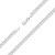 Srebrna łańcuszek męski podwójna Pancerka 60cm L230-925-60 marko