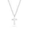 Srebrny ażurowy krzyżyk z łańcuszkiem pancerka 60cm D291-925-L048-60 marko