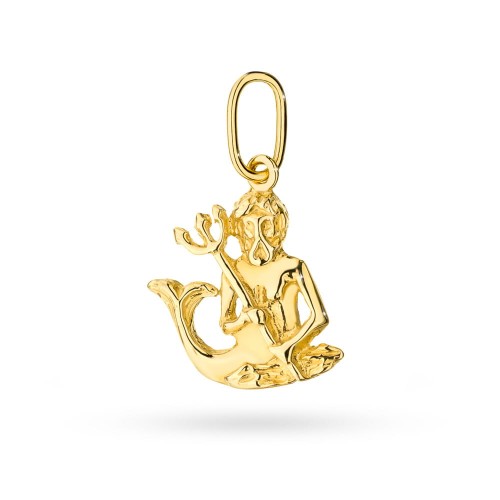 Złoty wisiorek znak zodiaku Wodnik zawieszka pr.333