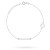 Srebrna bransoletka blaszka belka ring Supreni grawer  BG247-925-S marko
