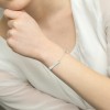 Srebrna bransoletka blaszka belka ring Supreni grawer  BG247-925-S marko